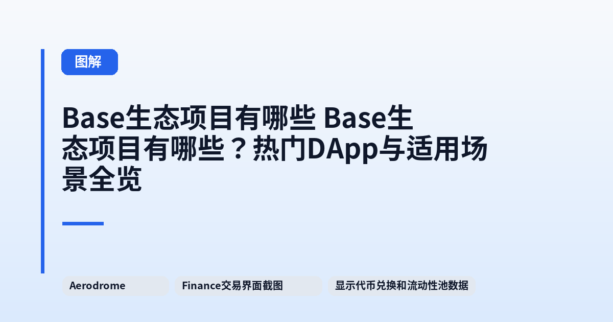 Base生态项目有哪些 它？热门DApp与适用场景全览 内容配图 2