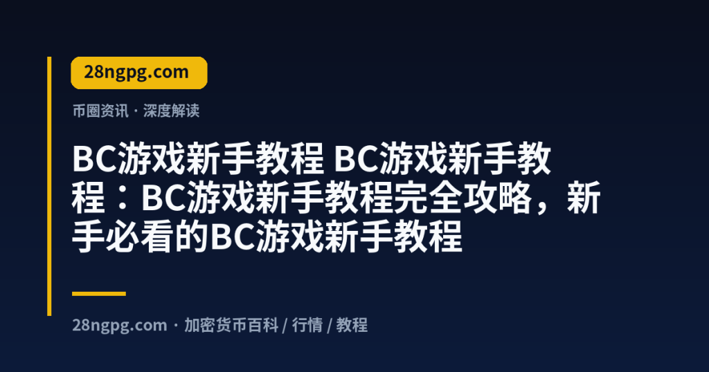 28zx.xyz BC游戏新手教程 BC游戏新手教程：BC游戏新手教程完全攻略，新手必看的BC游戏新手教程 封面