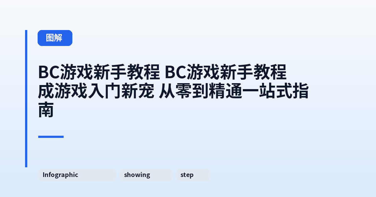 BC游戏新手教程 BC游戏新手教程成游戏入门新宠 从零到精通一站式指南 内容配图 2