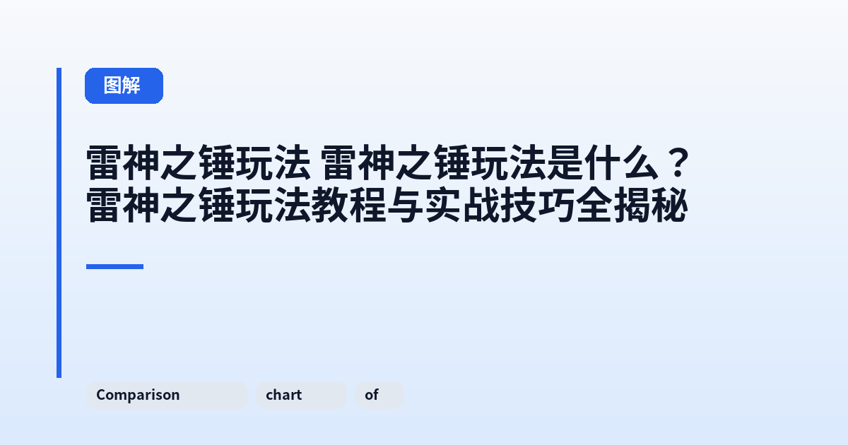 雷神之锤玩法 雷神之锤玩法是什么?雷神之锤玩法教程与实战技巧全揭秘 内容配图 3